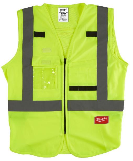 MGA Milwauk Reflektorweste Gelb-2XL/3XL, Phosphorito, 0, Rot, 0 (3XL)