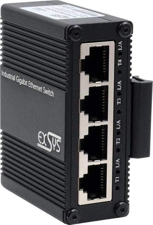 Image du produit Exsys Industrial Ethernet Micro Switch 5x 1 Gbit/s (5 Ports)