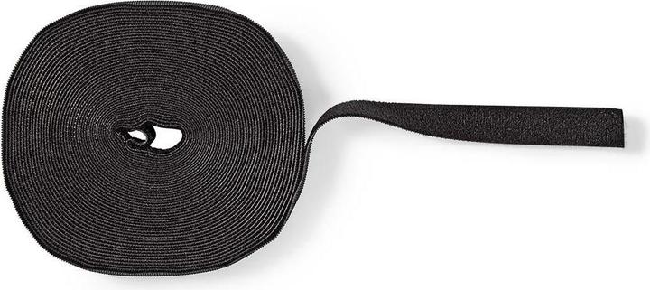 Actual product image Nedis Velcro Roll for Cable 910 x 1.6 cm Black Unisex (9100 mm)