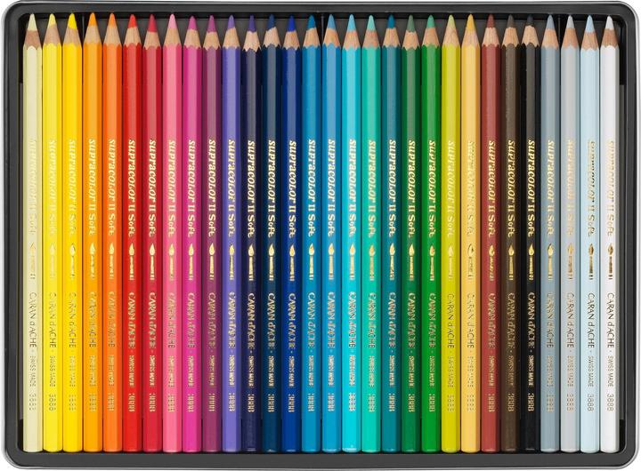 Image du produit Caran d'Ache Supracolor Aquarelle Metallschachtel (Multicolore, 30 x)