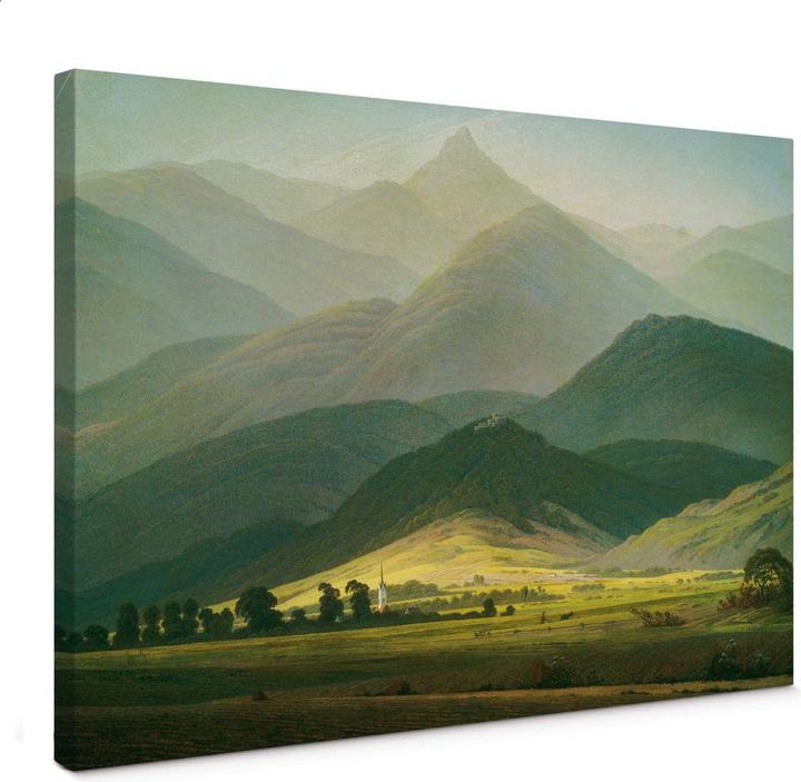 Trenddeko Friedrich - Mountain Landscape (80 x 100 cm)