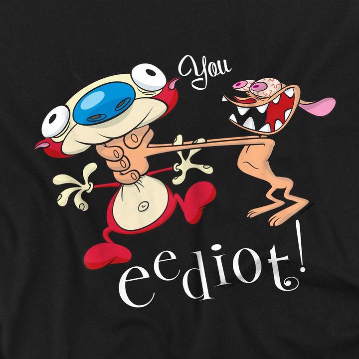 Immagine prodotto Ren & Stimpy You Eediot Maglietta Uomo (4XL)