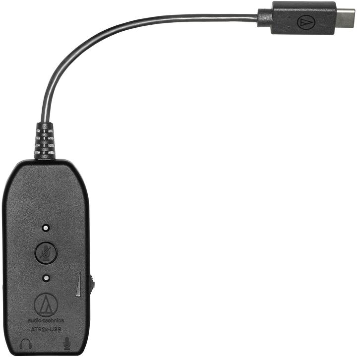 Produktbild Audio-Technica AudioT ATR2x-USB Adapter 3,5 to USB-C bk 3.5mm to USB Digital Audio Adapter (Analog -> Digital)