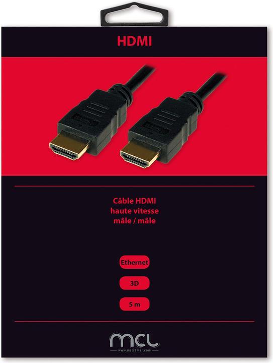 Actual product image MCL 1080P HIGH SPEED HDMI CABLE (5 m, HDMI)