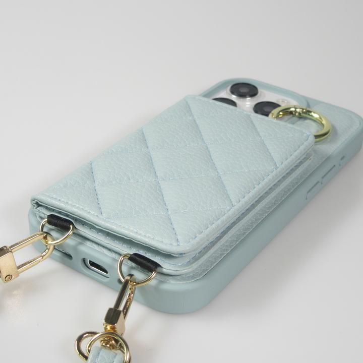 Produktbild PhoneLook Hülle Gepolstertes Leder mit Spiegel und Kartenfach grosse abnehmbare Riemen (Apple iPhone 15 Pro)
