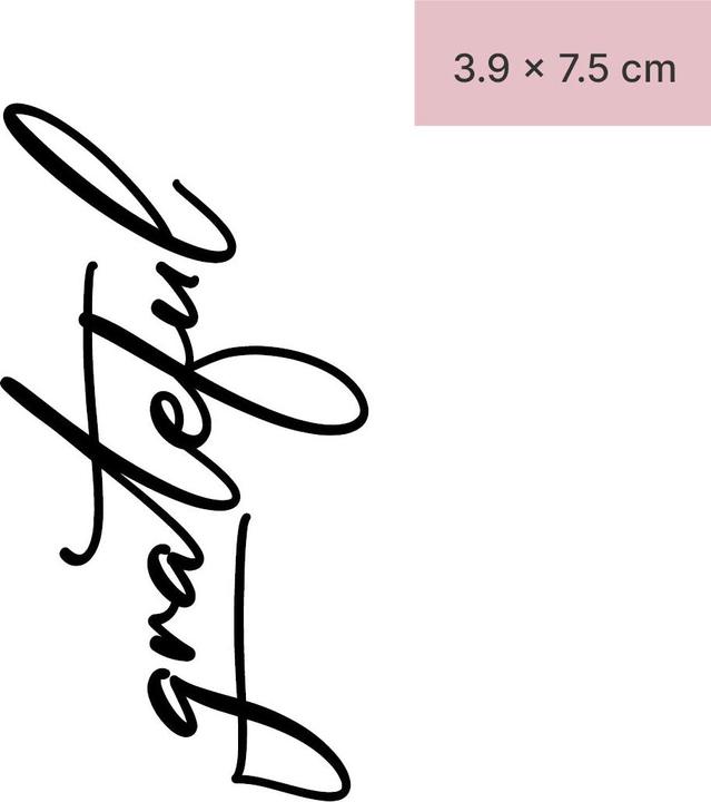 Image du produit minink Tatouage temporaire - grateful