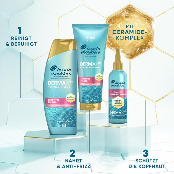 Produktbild Head & Shoulders Derma x Pro Spülung Sensitive Pflege Pflegespülung (220 ml, Flüssiges Shampoo)
