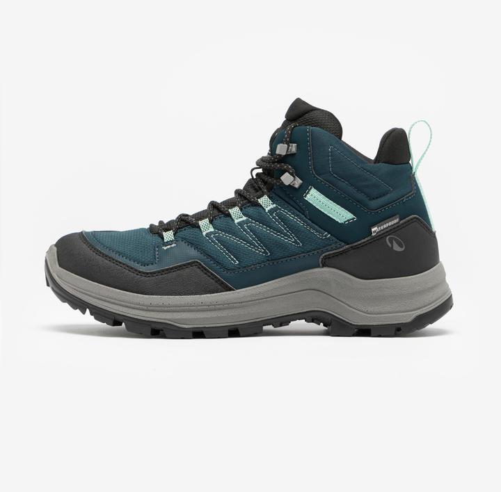 Actual product image Quechua Women’s Waterproof Mountain Hiking Boots - MH100 Mid - Green (40)