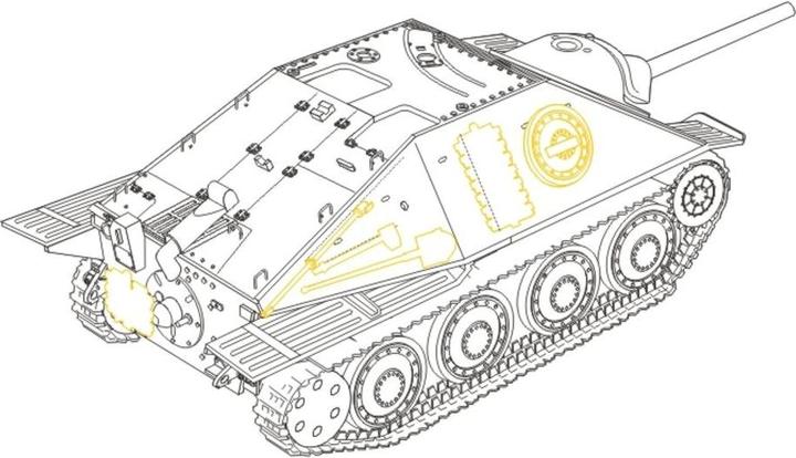 Image du produit CMK Hetzer G-13 version suisse post-guerre pour kit Tamiya