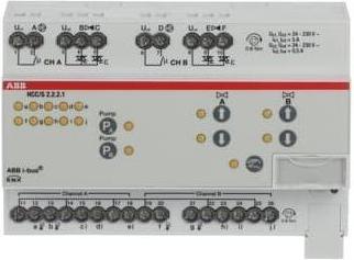 Image du produit ABB Stotz & Kontakt HCC/S2.2.2.1 Contrôleur de circuit de chauffage/refroidissement, double, 3 points