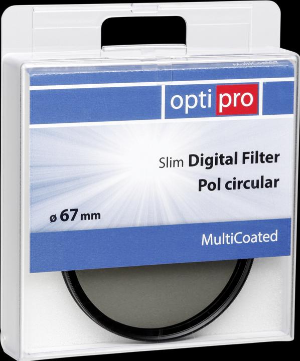 Image du produit Optipro Pol circular 67 DIGITAL FILTER MultiCoated Slim (67 mm, Filtre polarisant)