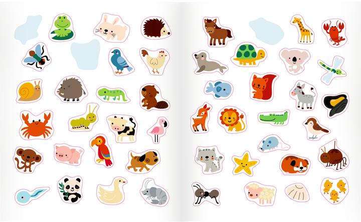 Image du produit Mon premier livre de coloriage d'autocollants : Animaux préférés