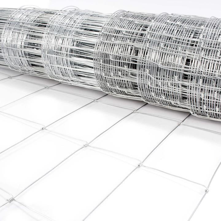 Produktbild Wiltec Wildzaun Weidezaun 50m lang 100/08/15 Drahtzaun Knotengeflecht Forstzaun (50 m)
