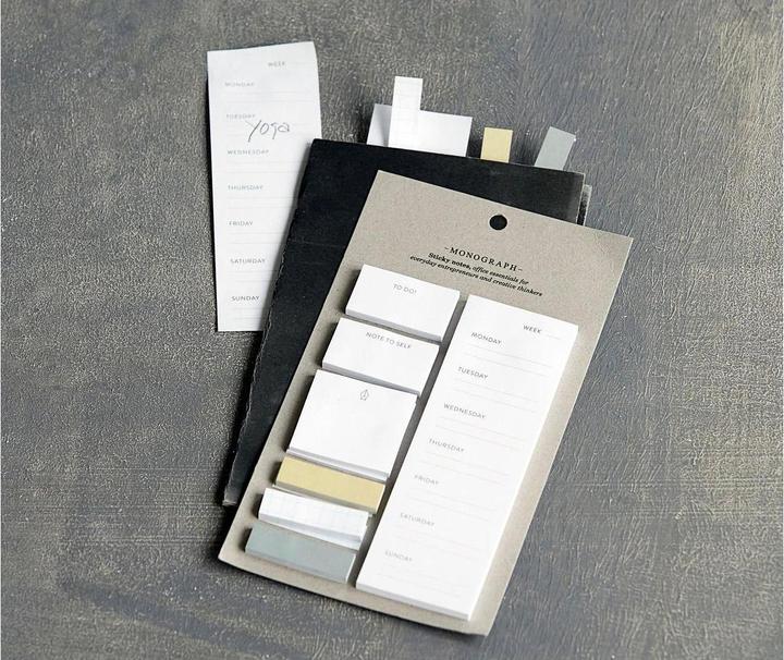 Image du produit Monograph Bloc-notes 12 x 21,5 cm, blanc (12 x 21,5 cm)