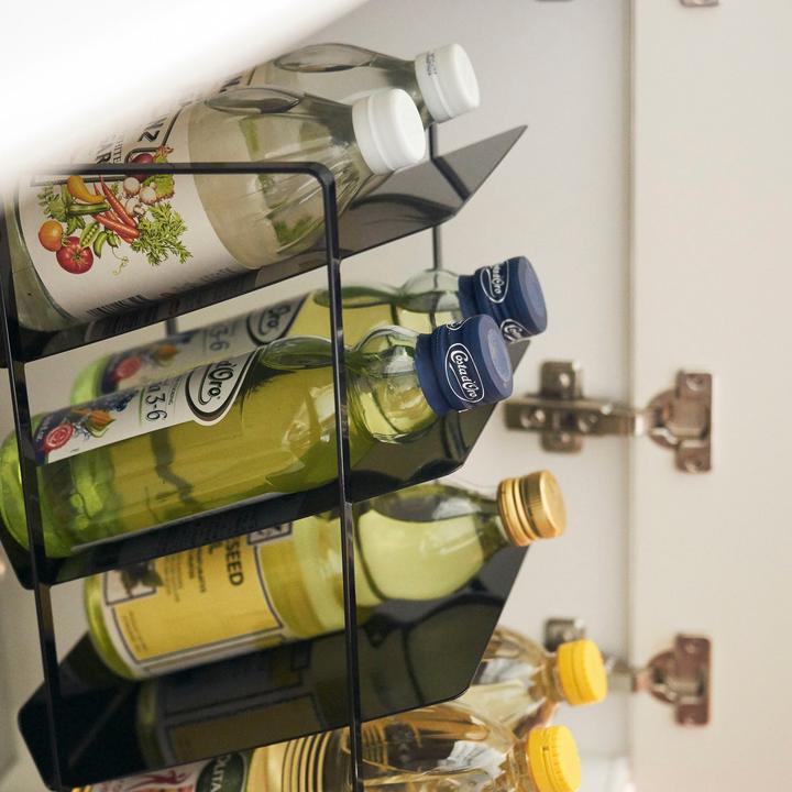 Actual product image Yamazaki TOWER bottle rack