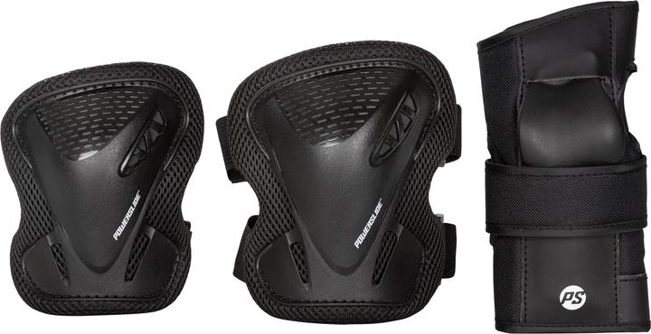 Powerslide Schutzset Basic Kids Tri-Pack XS (XS, Handgelenkschoner)
