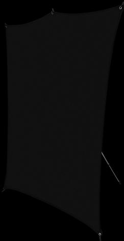Actual product image Rollei X-Drop Background 2.1m Black (210 cm, 150 cm)