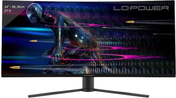 Actual product image LC-Power LC-M34-UWQHD-165-C (3440 x 1440 pixels, 34")