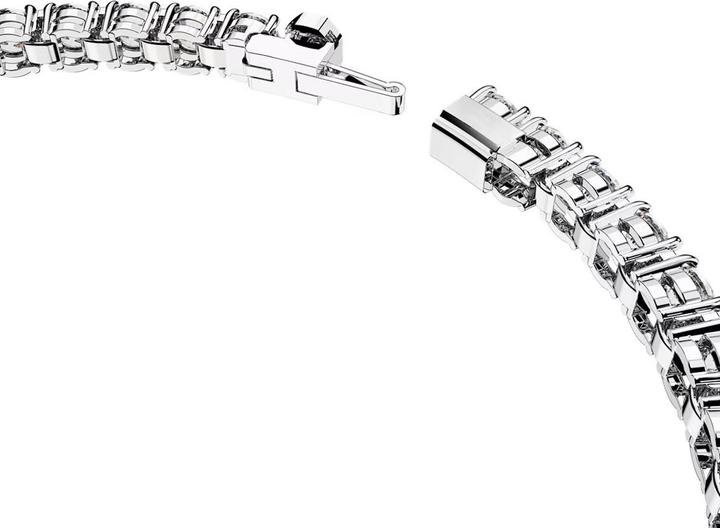 Produktbild Swarovski Matrix Tennis Armband Rundschliff Weiss (19 cm, Swarovski Metall)