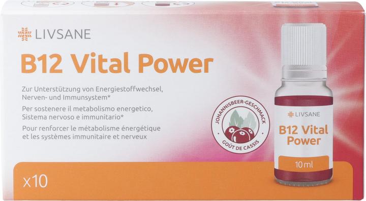 Actual product image Livsane B12 Vital Power (1 Piece, Ampoule, 207 g)