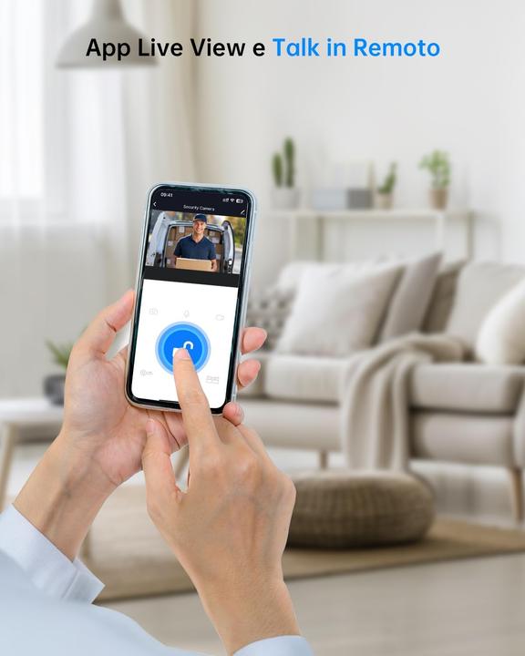Produktbild JeaTone WLAN Video-Türsprechanlage mit 7" Touchscreen