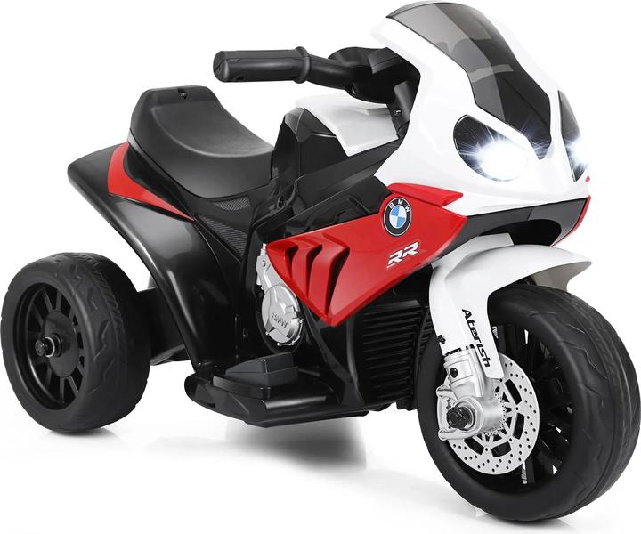 Produktbild Homcom Kinder Elektro Motorrad mit Licht- und Soundeffekte BMW S1000 RR Rot (6 V)