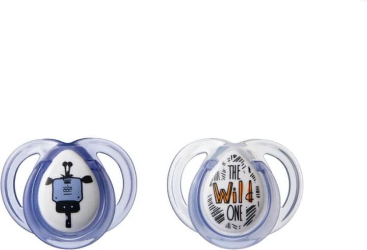 Productafbeelding Tommee Tippee Any Time Klassieke Baby Fopspeen Siliconen (2 x, tot 6 M.)