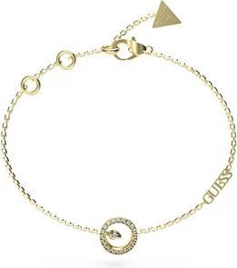 Immagine prodotto Guess - Decent Tiny Dancer Gold Plated Cubic Zirconia Bracelet JUBB04656JWYG - Length: 14.5 cm (14.50 cm)