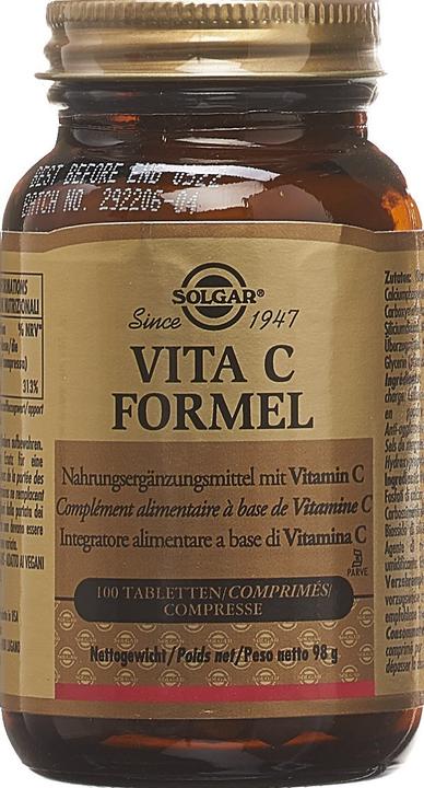 Actual product image Solgar Vita C Formula Tabl (100 Piece, Pills, 248 g)