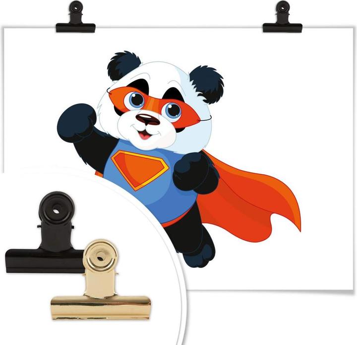 Actual product image Trenddeko Super Panda (100 x 80 cm)