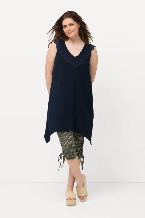 Produktbild Ulla Popken Longtop, Spitze, V-Ausschnitt, ärmellos (42, 44)