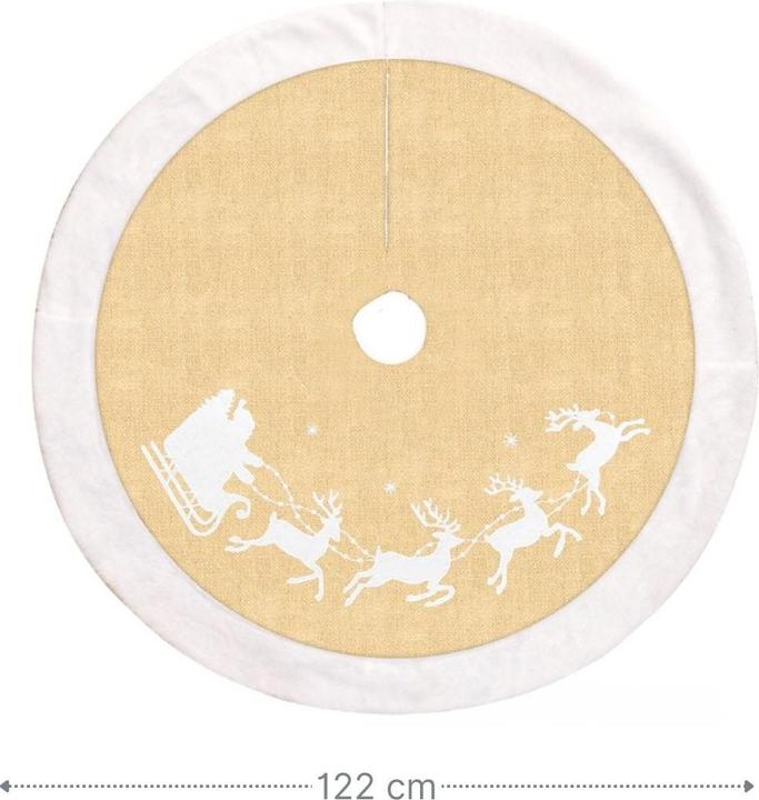 Image du produit Hermex Jupe de sapin Couverture de sapin de Noël Tapis de sapin de Noël Jupe de sapin (1 -pièce)