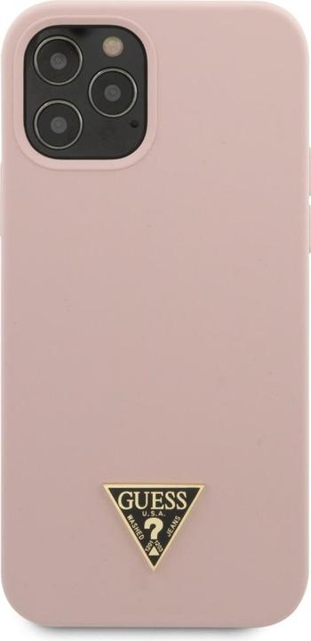 Actual product image Guess Hard Cover Silicone Triangle Logo (Apple iPhone 12 Pro, Apple iPhone 12)