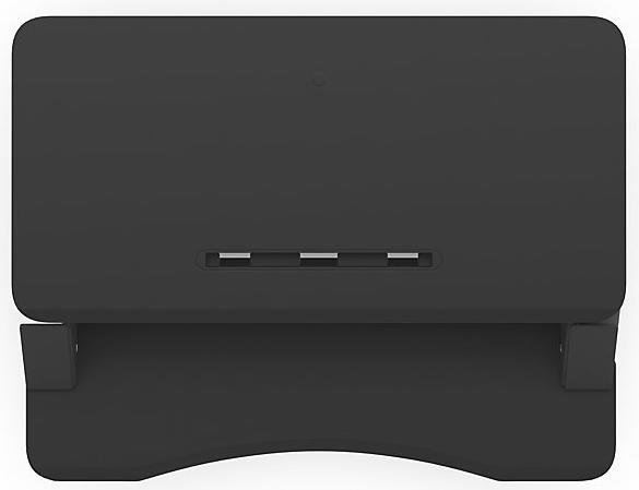 Actual product image Fellowes Corsivo™ sitting/standing workstation, HxWxD 110 x 800 x 615 mm, black.