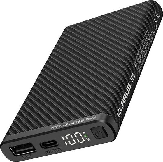 Produktbild Klarus K5 - Wasserdichte Ultralight Powerbank (10000 mAh, 22.50 W, 38.50 Wh)