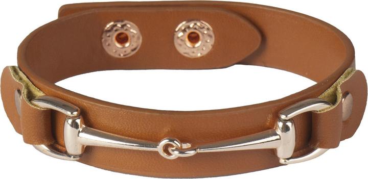 Horka 6er-Set Lederarmbänder mit Bit (20 cm, PU-Leder und Metall)