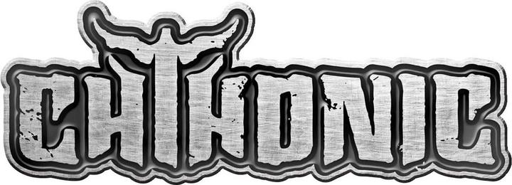 Chthonic Logo Abzeichen Druckguss