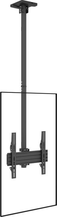 Image du produit Multibrackets Support plafond 1x, 32"-65", noir, VESA 100x
