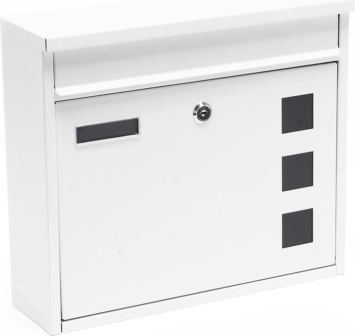 Wiltec Design Mailbox V12 Letterbox Postbox Pillar Letter Mail Post Box
