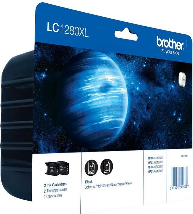 Produktbild Brother LC-1280XL TWIN PACK BLISTER BL (BK)