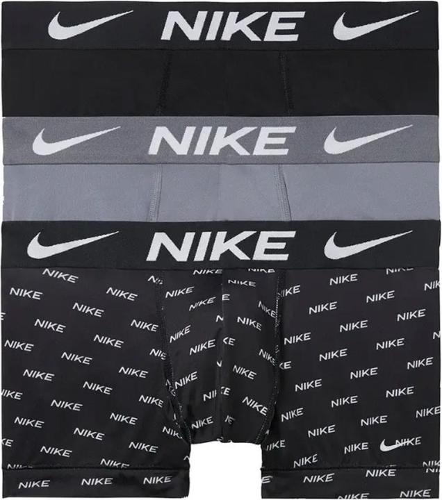 Nike Logo Print, Cool grey, Black