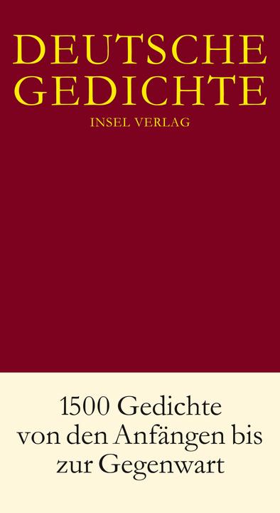 Produktbild Deutsche Gedichte (Deutsch, Hans-Joachim Simm, 2009)