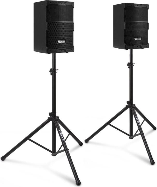 Actual product image Power Dynamics PDY210A Active Speaker Set with stands - 10 inches - 800W - Black (Active)