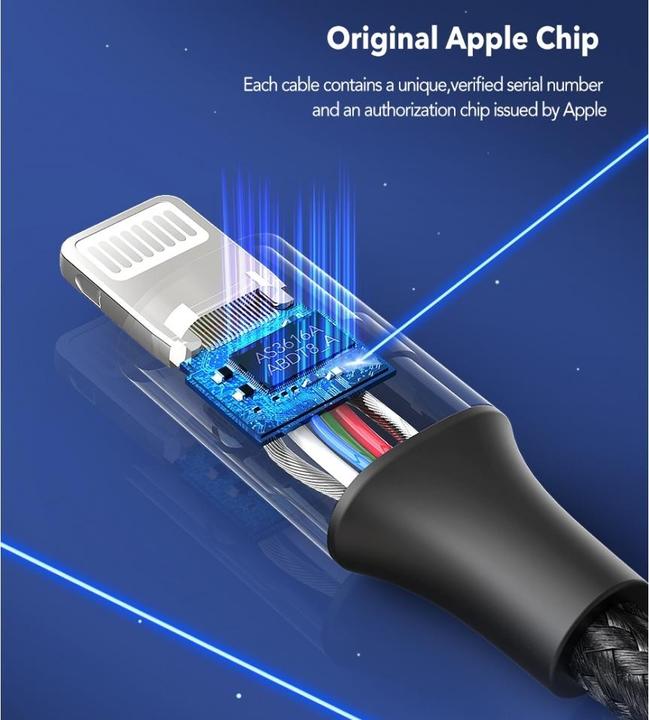 Produktbild Ugreen Lightning zu USB-C 2.0 (1 m, USB 2.0)