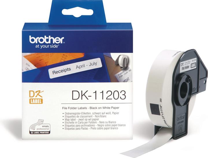 Image du produit Brother DK-11203 Étiquettes de dossiers