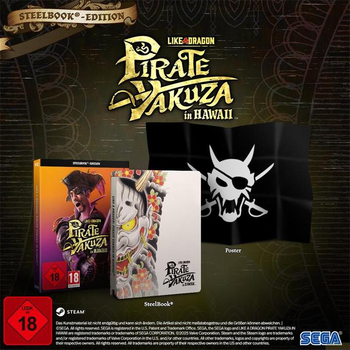 Image du produit Atlus Like a Dragon : Pirate Yakuza in Hawaii Steelbook Edition (PC) (PC, DE)