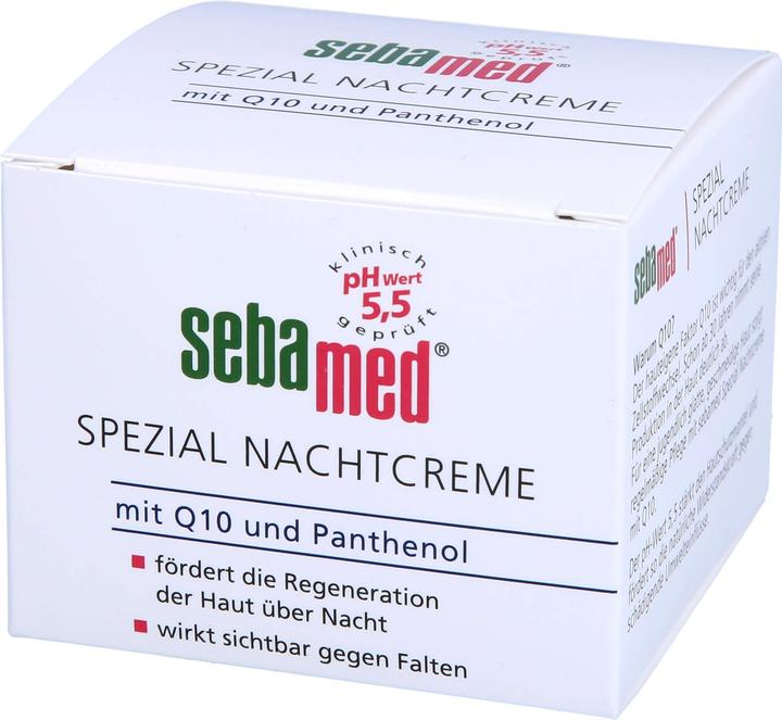 Produktbild Sebamed spezial Nachtcreme mit Q10 und Panthenol, 75 ml Creme (75 ml, Nachtcreme)