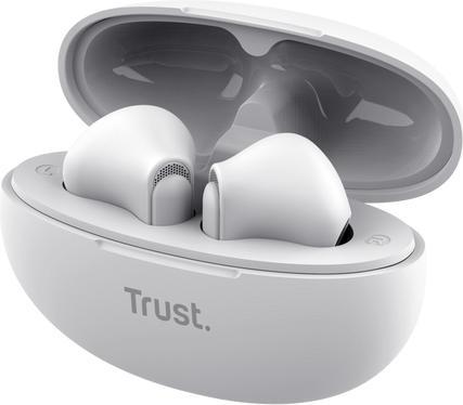 Actual product image Trust Yavi Bt Enc Earphones White (ANC, 6 h, Cable)