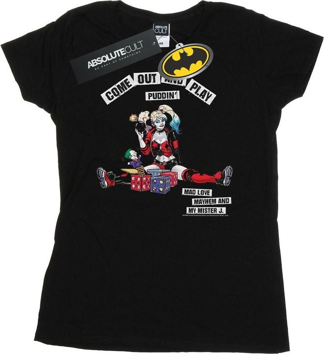 Harley Quinn Come Out And Play TShirt (XL)
