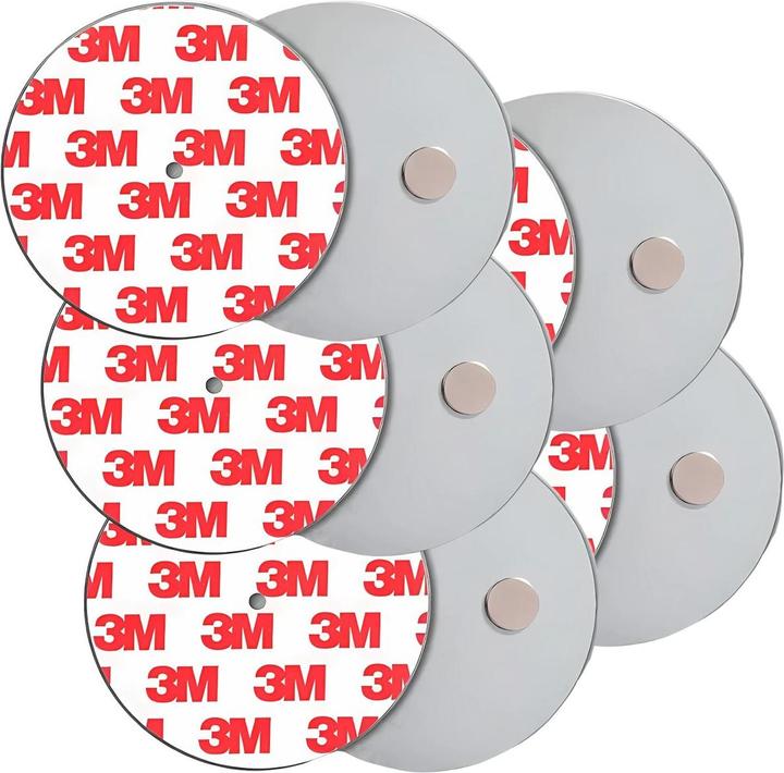 Produktbild König Design Rauchmelder Magnethalter Ø40 - Ø70 mm Feuermelder Befestigung Halterung Klebepad (1 x)